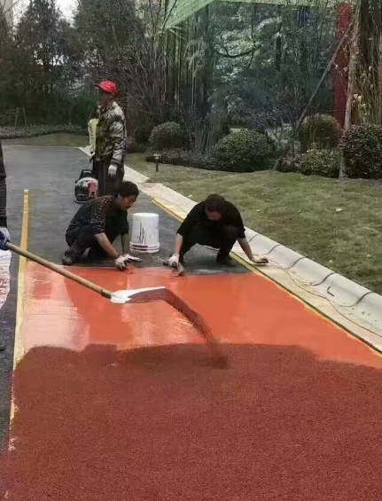 周口彩色路面改色是提升路面美观性